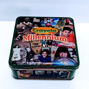 Crayola Millennium Special Edition Tin 64 Ct Crayons Special Effects Never Used